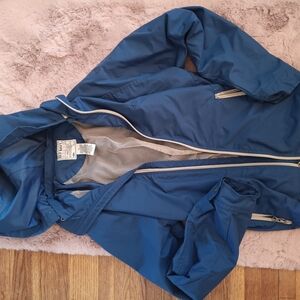 Old Navy Blue Hooded Jacket with Zipper